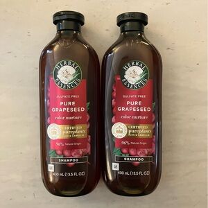 2 Herbal Essences Pure Grapeseed Shampoo 13.5 oz Discontinued